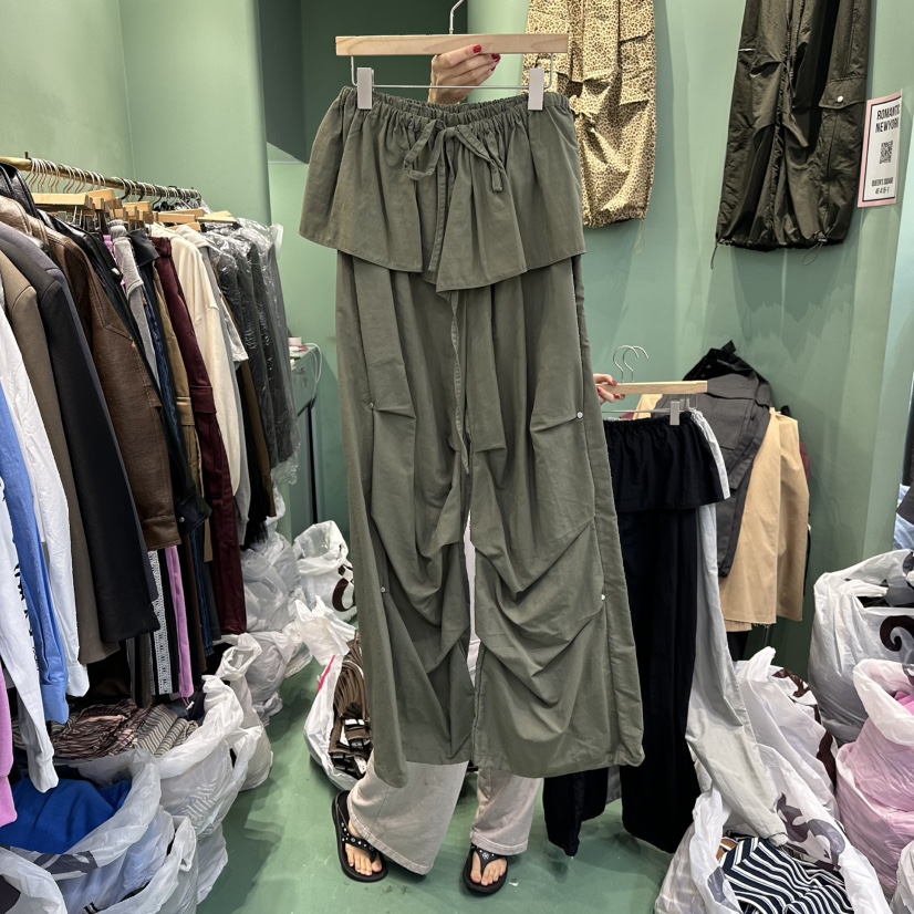 ROMANTIC NEWYORK東大門㊣代購女士新品熱賣25秋冬裙褲荷葉邊ROMANTIC NEWYORK裙褲圖色2