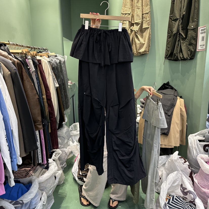 ROMANTIC NEWYORK東大門㊣代購女士新品熱賣25秋冬裙褲荷葉邊ROMANTIC NEWYORK裙褲圖色3