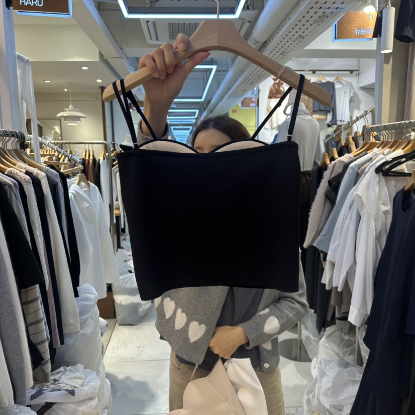 HARU韓國代購㊣女裝新品推薦休閑職業人氣熱賣25秋冬吊帶背心HARU吊帶/背心
