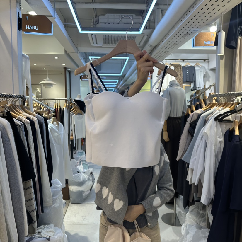 HARU韓國代購㊣女裝新品推薦休閑職業人氣熱賣25秋冬吊帶背心HARU吊帶/背心圖色1