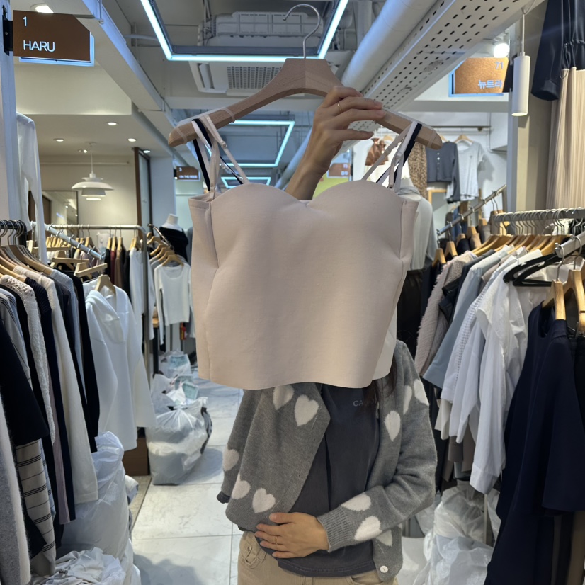 HARU韓國代購㊣女裝新品推薦休閑職業人氣熱賣25秋冬吊帶背心HARU吊帶/背心圖色2