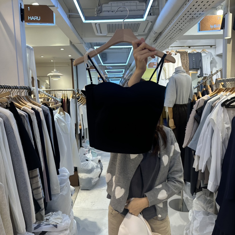 HARU韓國代購㊣女裝新品推薦休閑職業人氣熱賣25秋冬吊帶背心HARU吊帶/背心圖色3