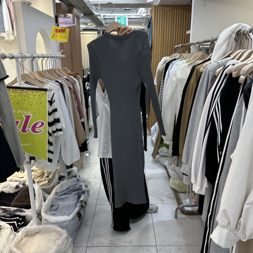 空韓國代購㊣女士新款推薦職業真品熱賣休閑時尚連衣裙開衫空連衣裙