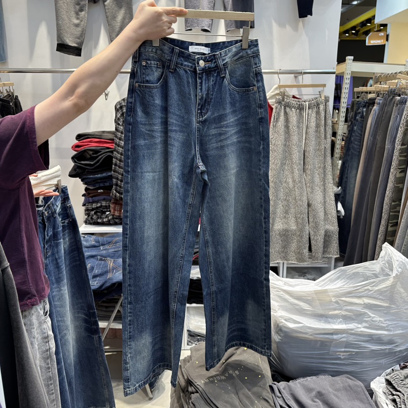 WASHBLUE東大門㊣代購女士新品人氣時尚職業熱賣真品牛仔褲WASHBLUE牛仔褲圖色1