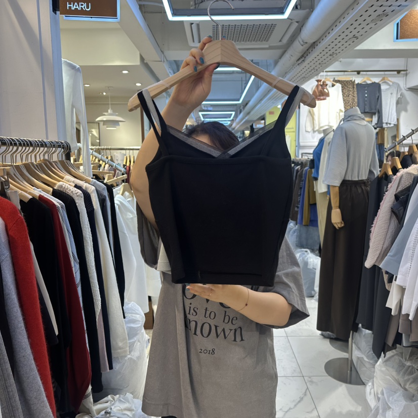 HARU東大門㊣直郵女裝新品推薦25秋冬人氣休閑時尚吊帶背心HARU吊帶/背心