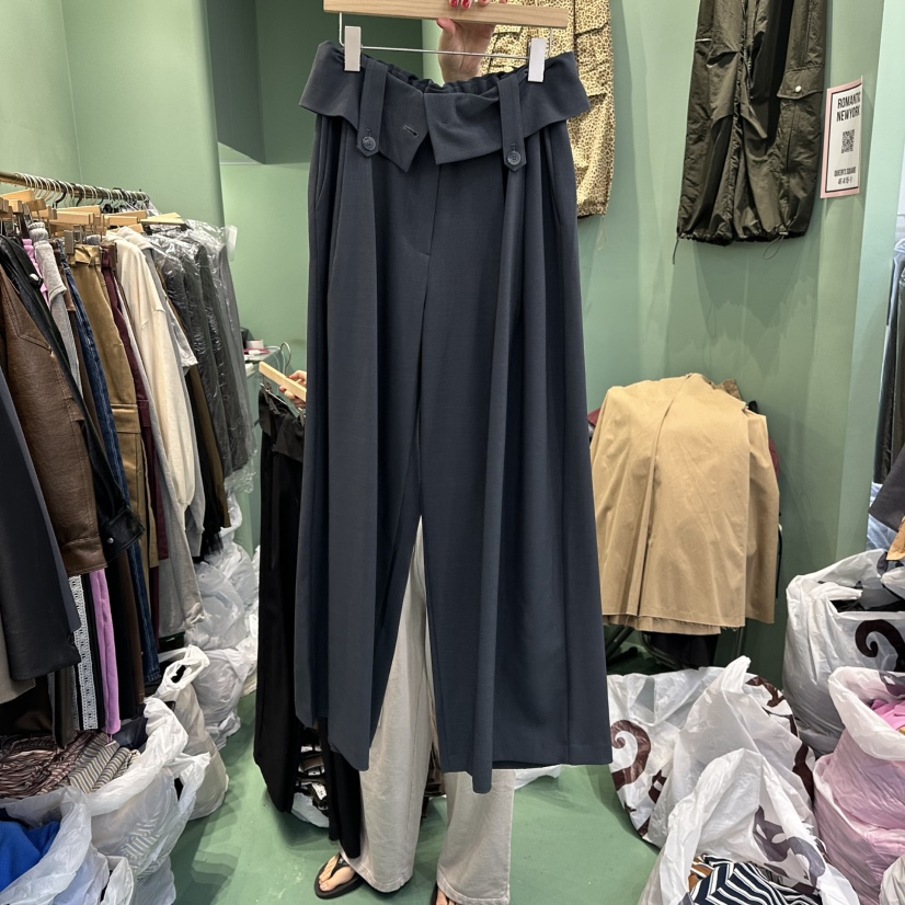 ROMANTIC NEWYORK韓國代購㊣女裝新款真品人氣時尚職業休閑褲ROMANTIC NEWYORK休閑褲圖色1