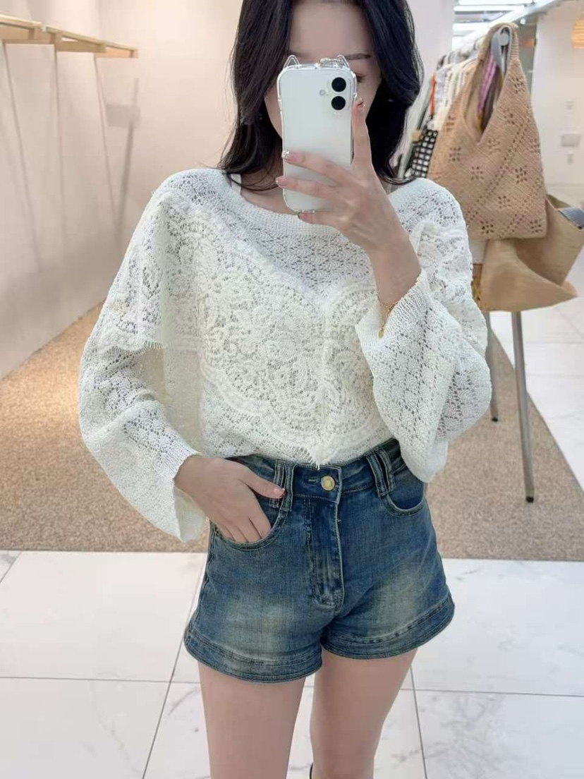 BLUE RIBBON韓國直郵㊣女士新品25秋冬人氣熱賣襯衫蕾絲衫BLUE RIBBON襯衫/蕾絲衫