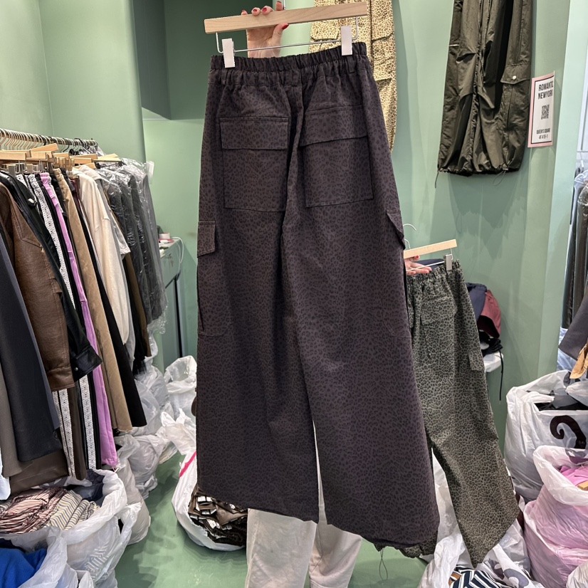 ROMANTIC NEWYORK東大門㊣直郵女士新品真品25秋冬休閑褲豹紋ROMANTIC NEWYORK休閑褲
