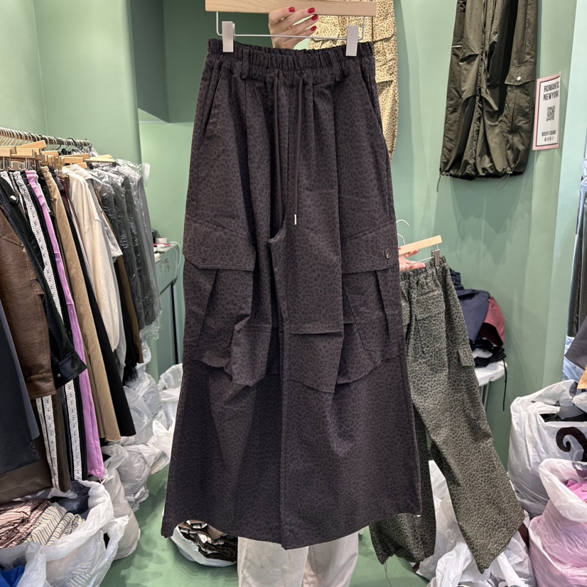 ROMANTIC NEWYORK東大門㊣直郵女士新品真品25秋冬休閑褲豹紋ROMANTIC NEWYORK休閑褲圖色3