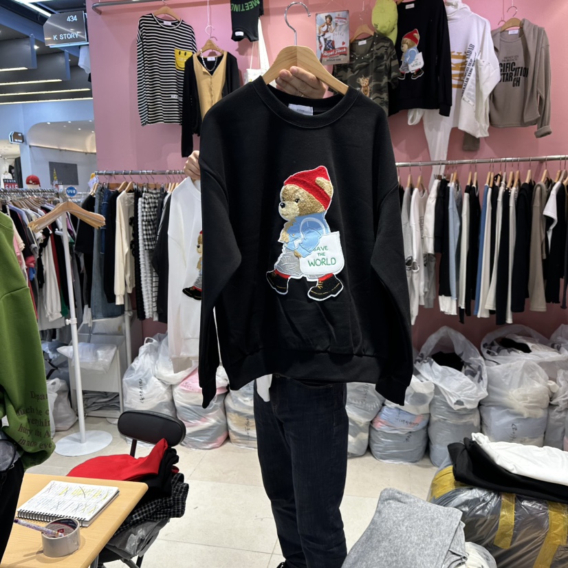 K STORY東大門㊣代購女士新品時尚真品休閑熱賣25秋冬衛衣K STORY衛衣圖色2