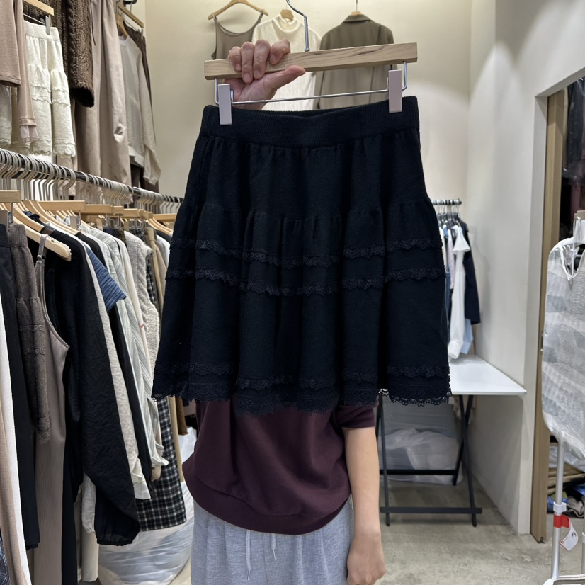 HOLYBANANA東大門㊣直郵女裝新品25秋冬職業真品熱賣休閑短裙groovy.H/HOLYBANANA短裙