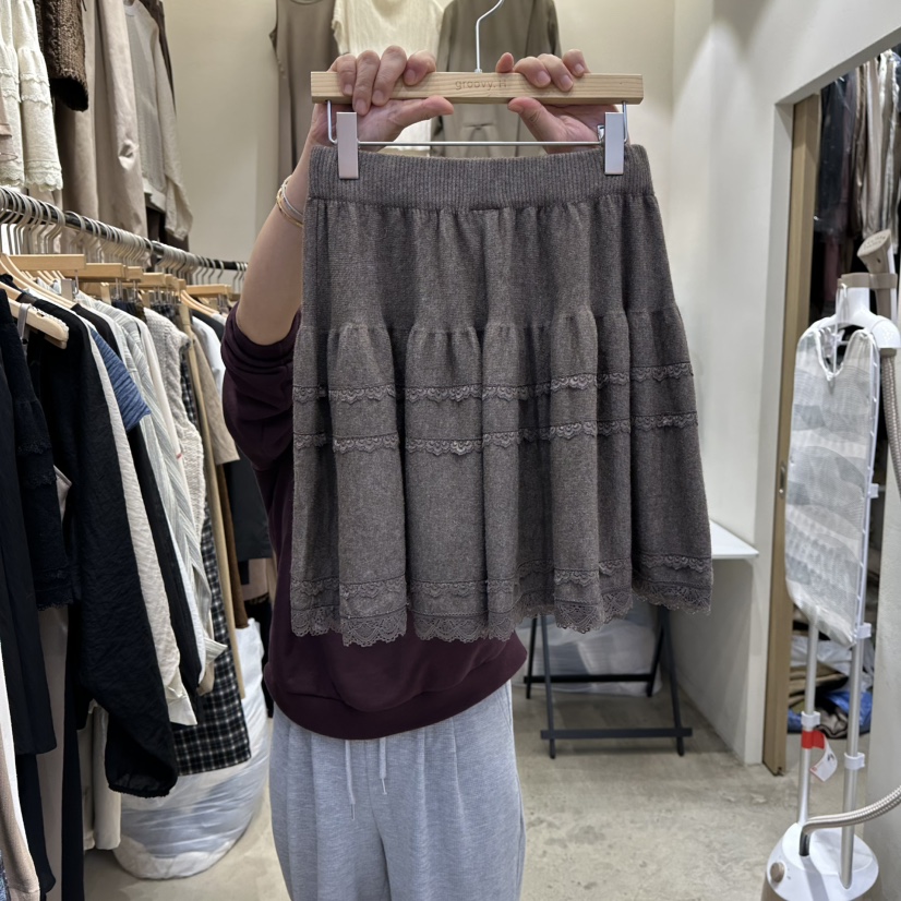 HOLYBANANA東大門㊣直郵女裝新品25秋冬職業真品熱賣休閑短裙groovy.H/HOLYBANANA短裙圖色2