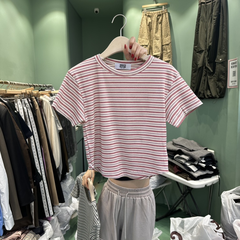 ROMANTIC NEWYORK韓國代購㊣女裝新品人氣時尚休閑真品T恤ROMANTIC NEWYORKT恤圖色1
