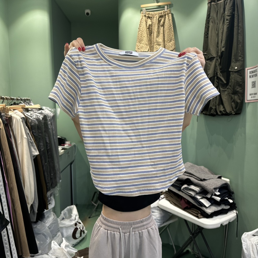 ROMANTIC NEWYORK韓國代購㊣女裝新品人氣時尚休閑真品T恤ROMANTIC NEWYORKT恤圖色2