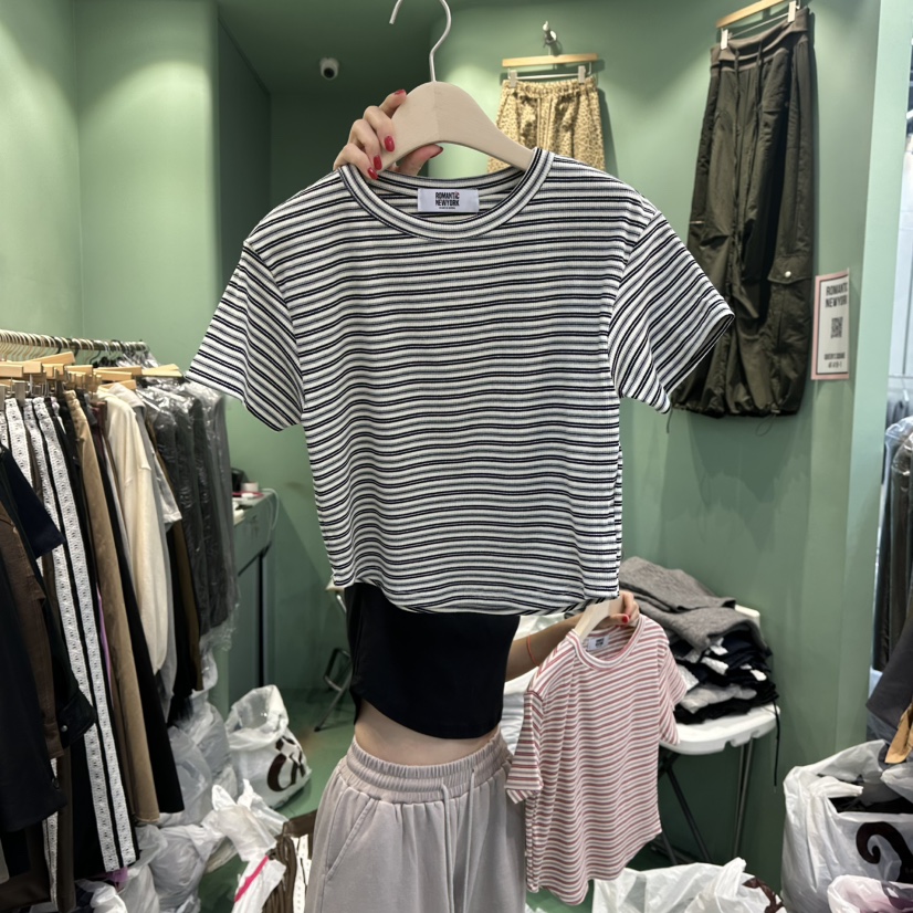 ROMANTIC NEWYORK韓國代購㊣女裝新品人氣時尚休閑真品T恤ROMANTIC NEWYORKT恤圖色3