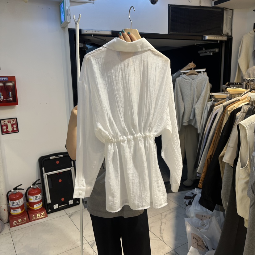 HARU韓國直郵㊣女士新品人氣熱賣25秋冬真品職業襯衫蕾絲衫HARU襯衫/蕾絲衫