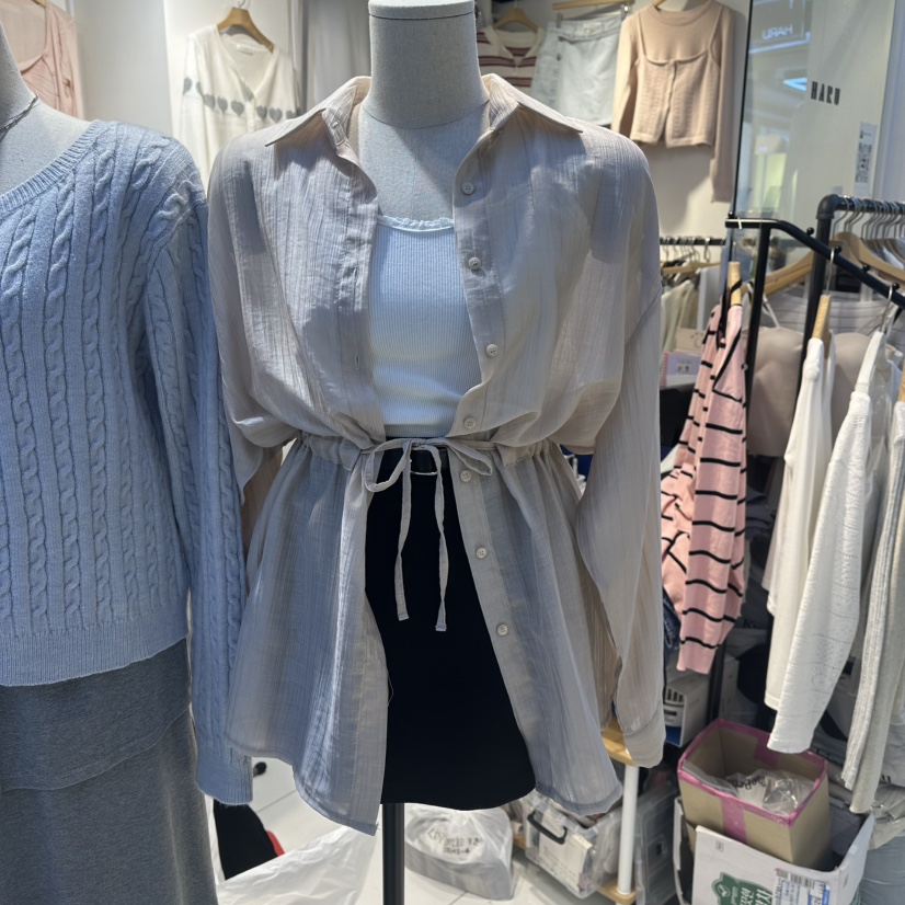 HARU韓國直郵㊣女士新品人氣熱賣25秋冬真品職業襯衫蕾絲衫HARU襯衫/蕾絲衫圖色2
