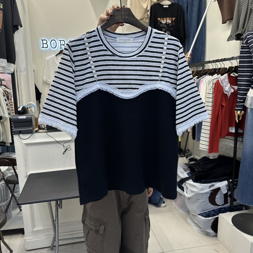 BORA BORA東大門㊣實拍女裝新品休閑時尚熱賣人氣職業真品T恤BORA BORAT恤