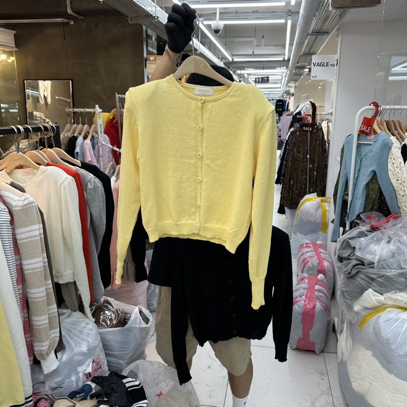 空東大門㊣實拍女裝新品人氣時尚推薦職業熱賣休閑針織衫開衫空針織衫圖色2