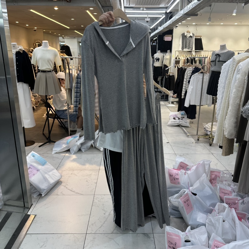 空韓國代購㊣女裝新品推薦真品時尚休閑職業熱賣25秋冬套裝套裝空套裝圖色2