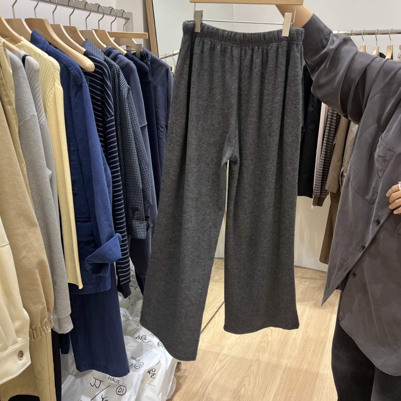 HAUS-A東大門㊣實拍女裝新品熱賣人氣真品職業休閑休閑褲綁帶HAUS-A休閑褲