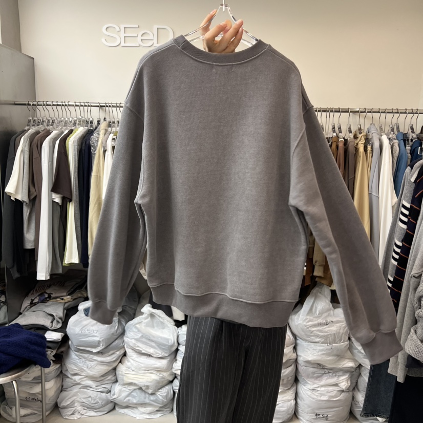 LEESEED-A東大門㊣實拍女裝新品真品時尚推薦25秋冬職業衛衣SEeD/LEESEED衛衣