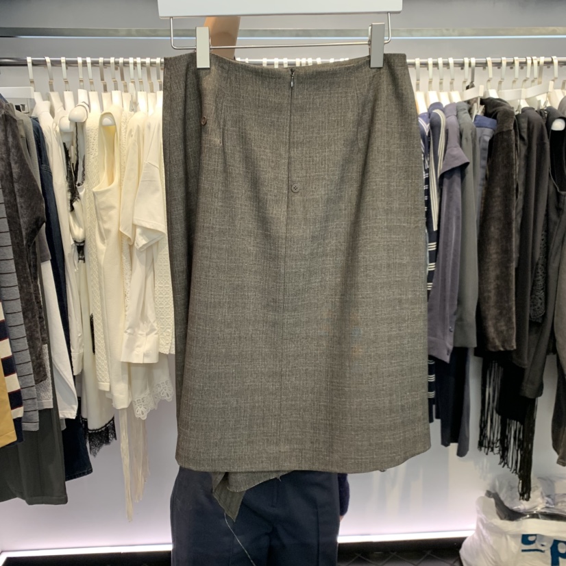 OUS/INCH-L東大門㊣代購女裝新品25秋冬時尚半身裙中短裙OUS/INCH半身裙/中短裙