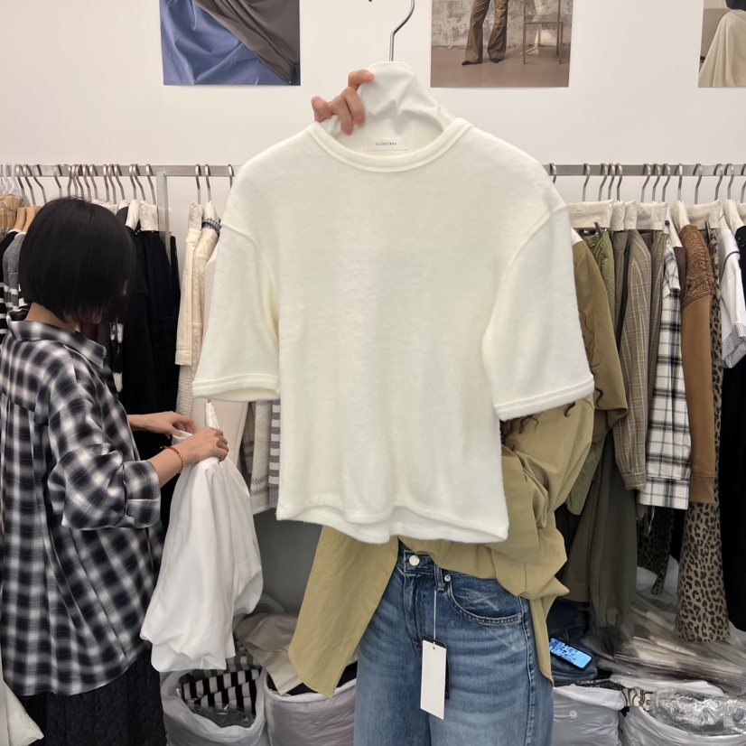 SALONDEMAG東大門㊣代購女裝新款職業人氣熱賣休閑25秋冬T恤SALONDEMAGT恤圖色1