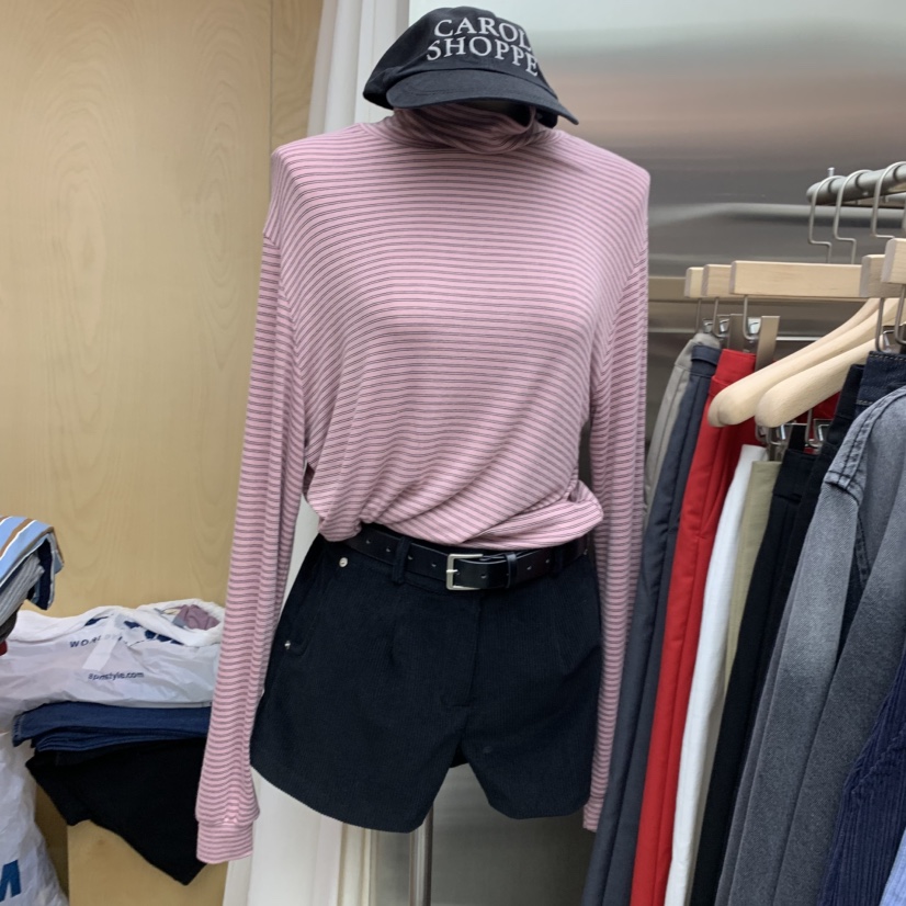 PLEASURE東大門㊣代購女士新品休閑推薦職業真品熱賣長袖T恤PLEASURE長袖T恤圖色1