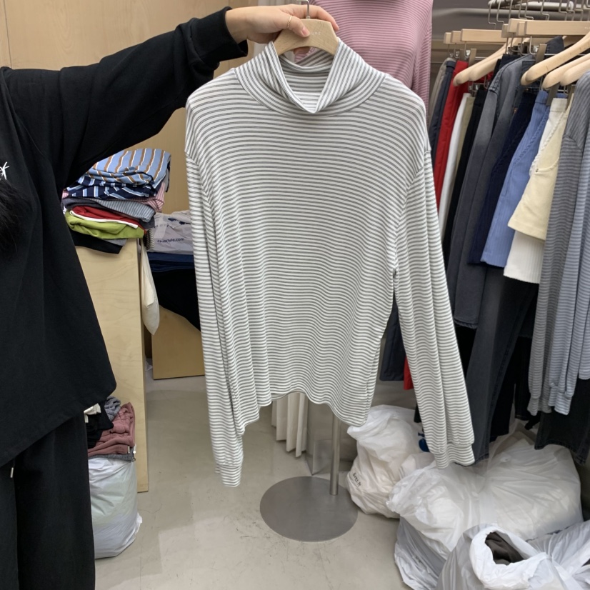 PLEASURE東大門㊣代購女士新品休閑推薦職業真品熱賣長袖T恤PLEASURE長袖T恤圖色3