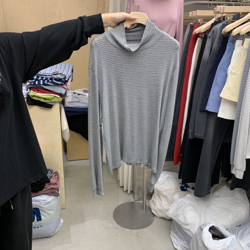 PLEASURE東大門㊣代購女士新品休閑推薦職業真品熱賣長袖T恤PLEASURE長袖T恤圖色4