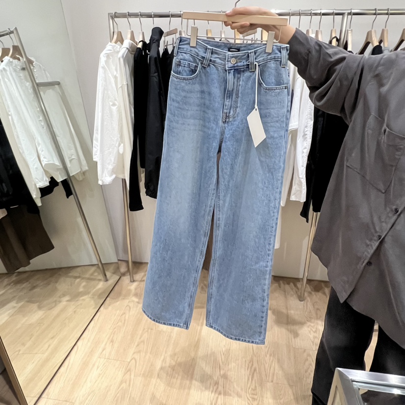 HAUS-A東大門㊣實拍女裝新品職業時尚熱賣真品休閑人氣牛仔褲HAUS-A牛仔褲圖色1