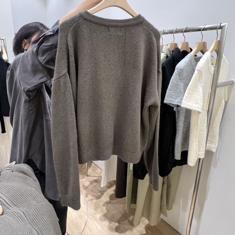 HAUS-A東大門㊣代購女裝新款熱賣時尚人氣25秋冬針織衫開衫紐扣HAUS-A針織衫