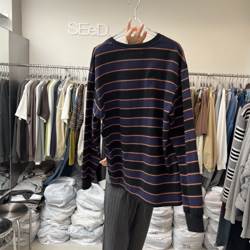 LEESEED-A東大門㊣實拍女士新款熱賣時尚人氣25秋冬長袖T恤SEeD/LEESEED長袖T恤