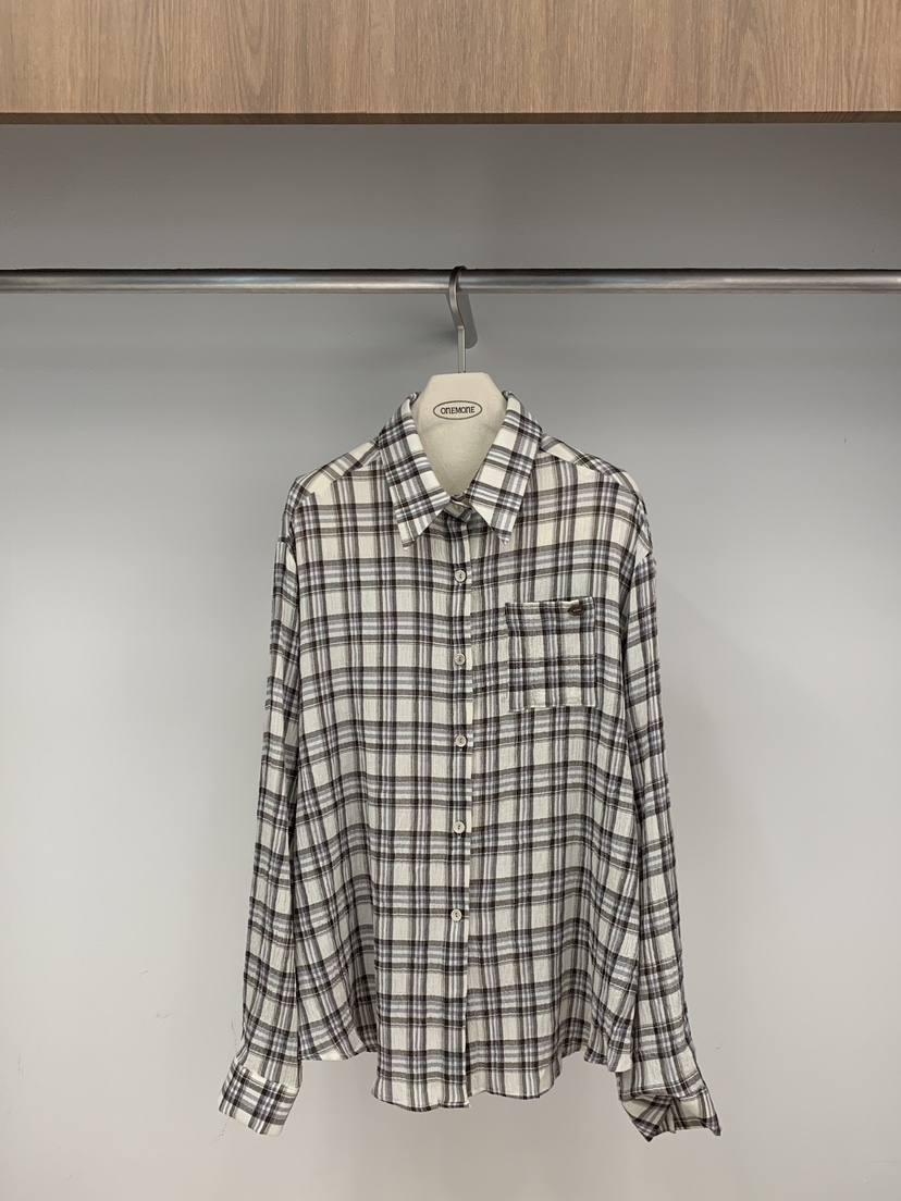 ONE MONE韓國直郵㊣女裝新品人氣真品25秋冬時尚襯衫蕾絲衫ONE MONE襯衫/蕾絲衫圖色2