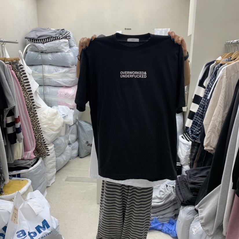 BREEZE韓國代購㊣女士新款人氣真品推薦職業25秋冬休閑時尚T恤BREEZET恤圖色2
