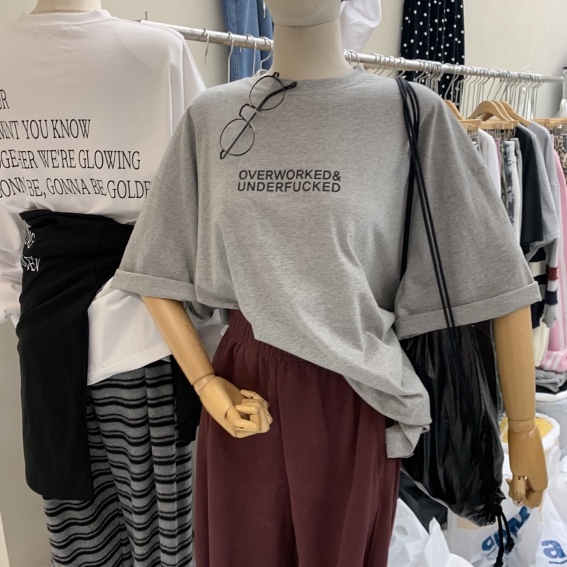 BREEZE韓國代購㊣女士新款人氣真品推薦職業25秋冬休閑時尚T恤BREEZET恤圖色3
