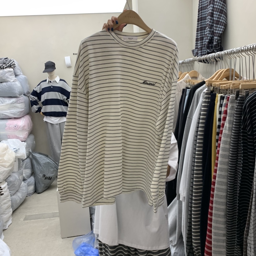 BREEZE東大門㊣實拍女士新款時尚25秋冬人氣真品職業長袖T恤BREEZE長袖T恤圖色2