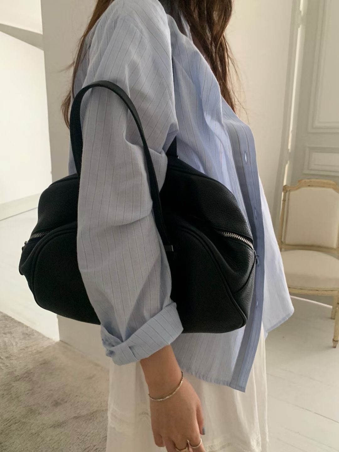PYT-ot東大門㊣代購女裝新品休閑職業真品時尚熱賣襯衫蕾絲衫pretty young thing襯衫/蕾絲衫