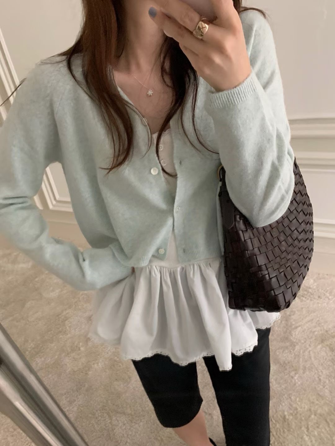 PYT-ot東大門㊣代購女士新品職業時尚人氣休閑熱賣真品針織衫pretty young thing針織衫圖色2