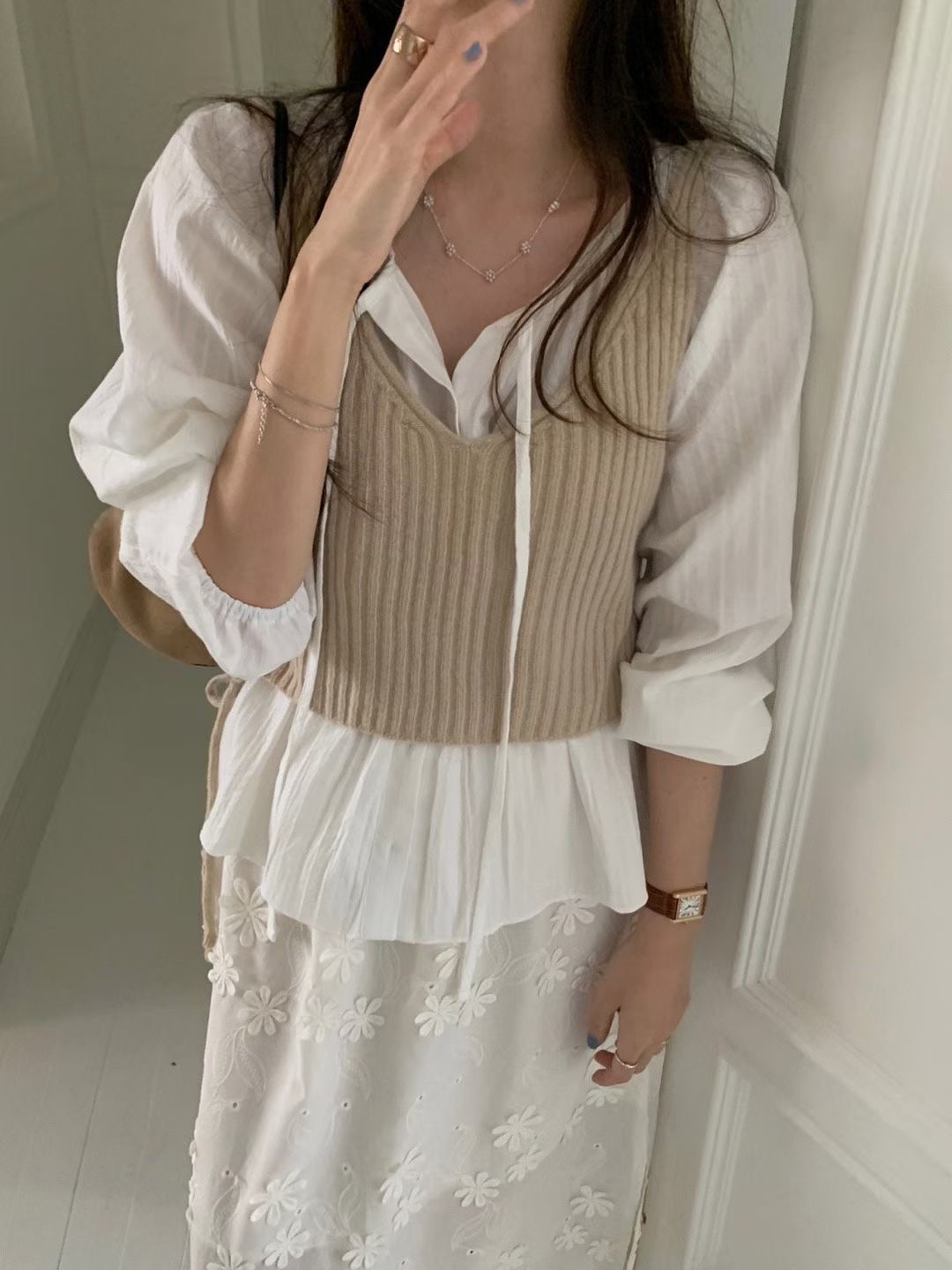 PYT-ot東大門㊣代購女裝新品休閑時尚熱賣吊帶背心不含內搭pretty young thing吊帶/背心圖色1