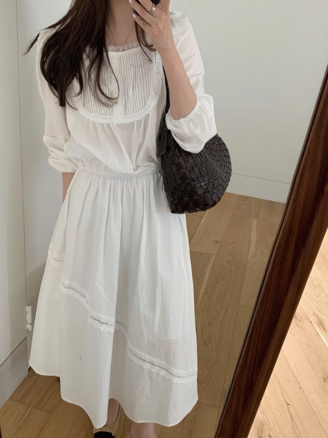 PYT-ot東大門㊣代購女裝新款真品熱賣職業推薦休閑25秋冬長裙pretty young thing長裙
