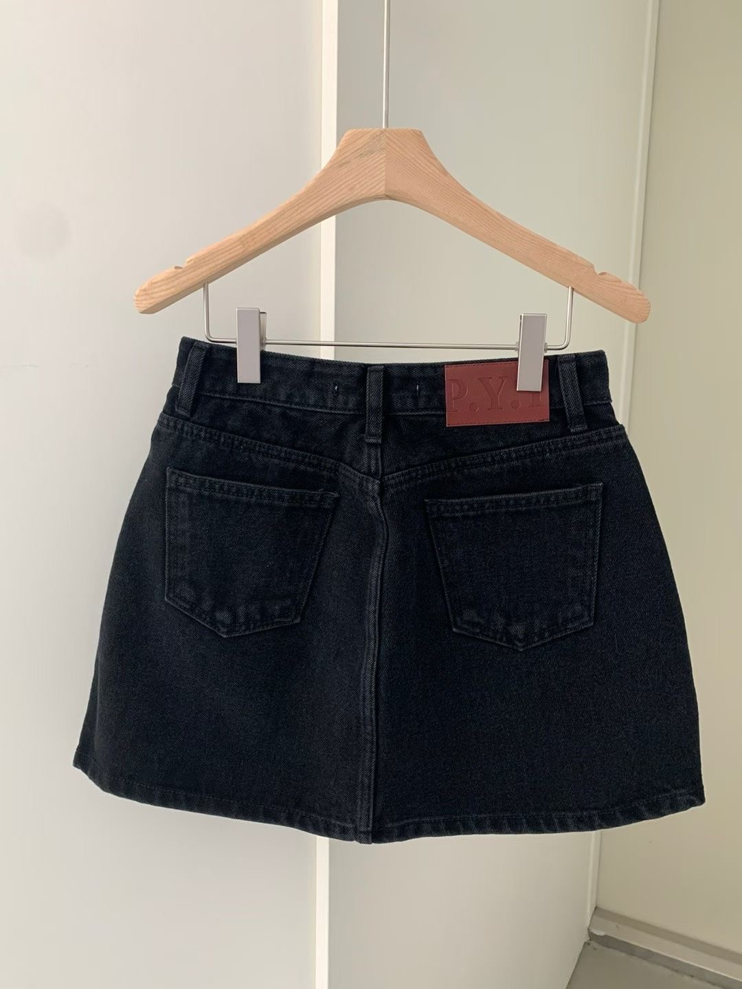 PYT-ot東大門㊣直郵女士新品休閑25秋冬推薦熱賣職業真品短裙pretty young thing短裙