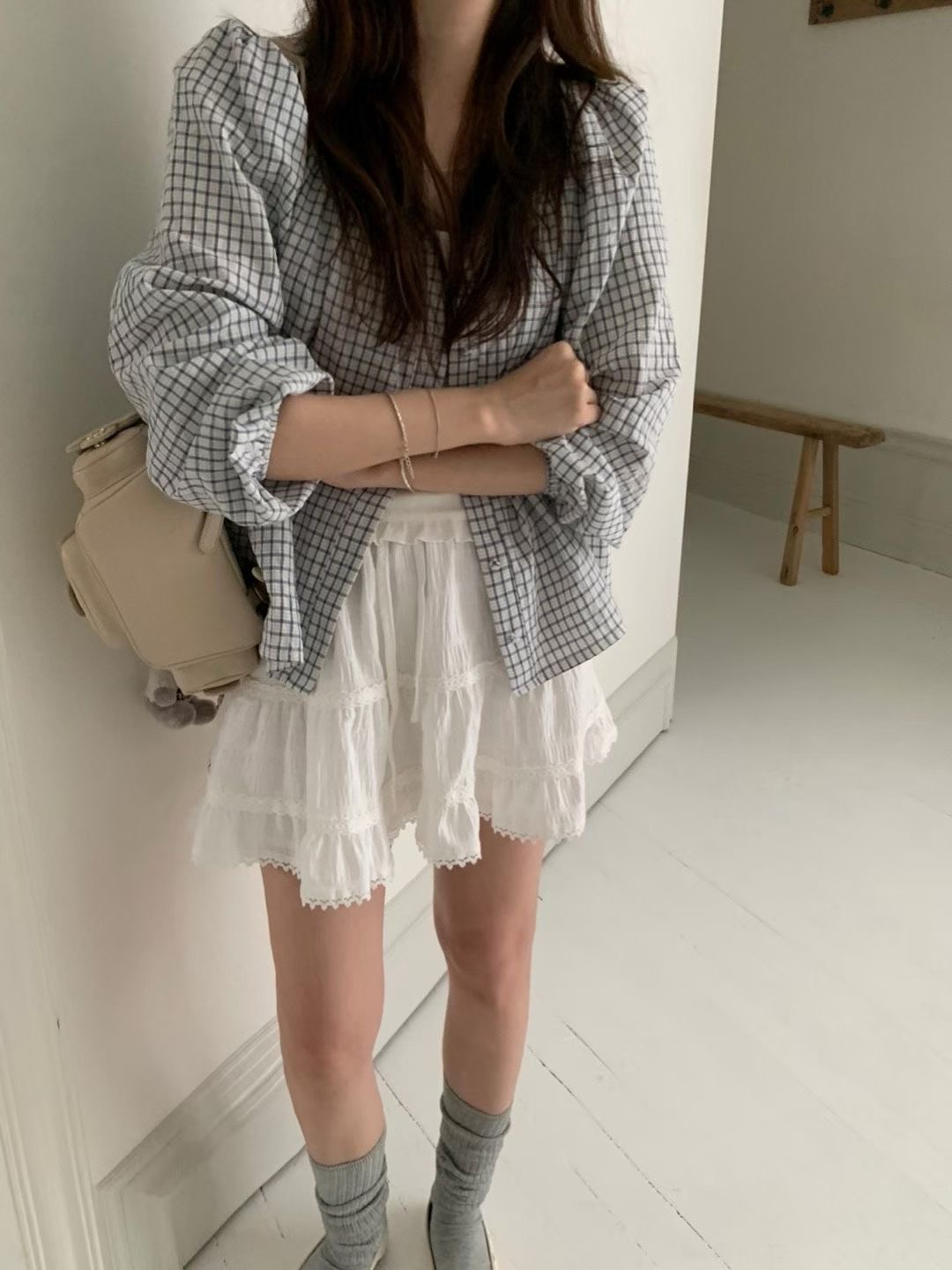 PYT-ot東大門㊣代購女士新款真品時尚職業熱賣25秋冬襯衫蕾絲衫pretty young thing襯衫/蕾絲衫
