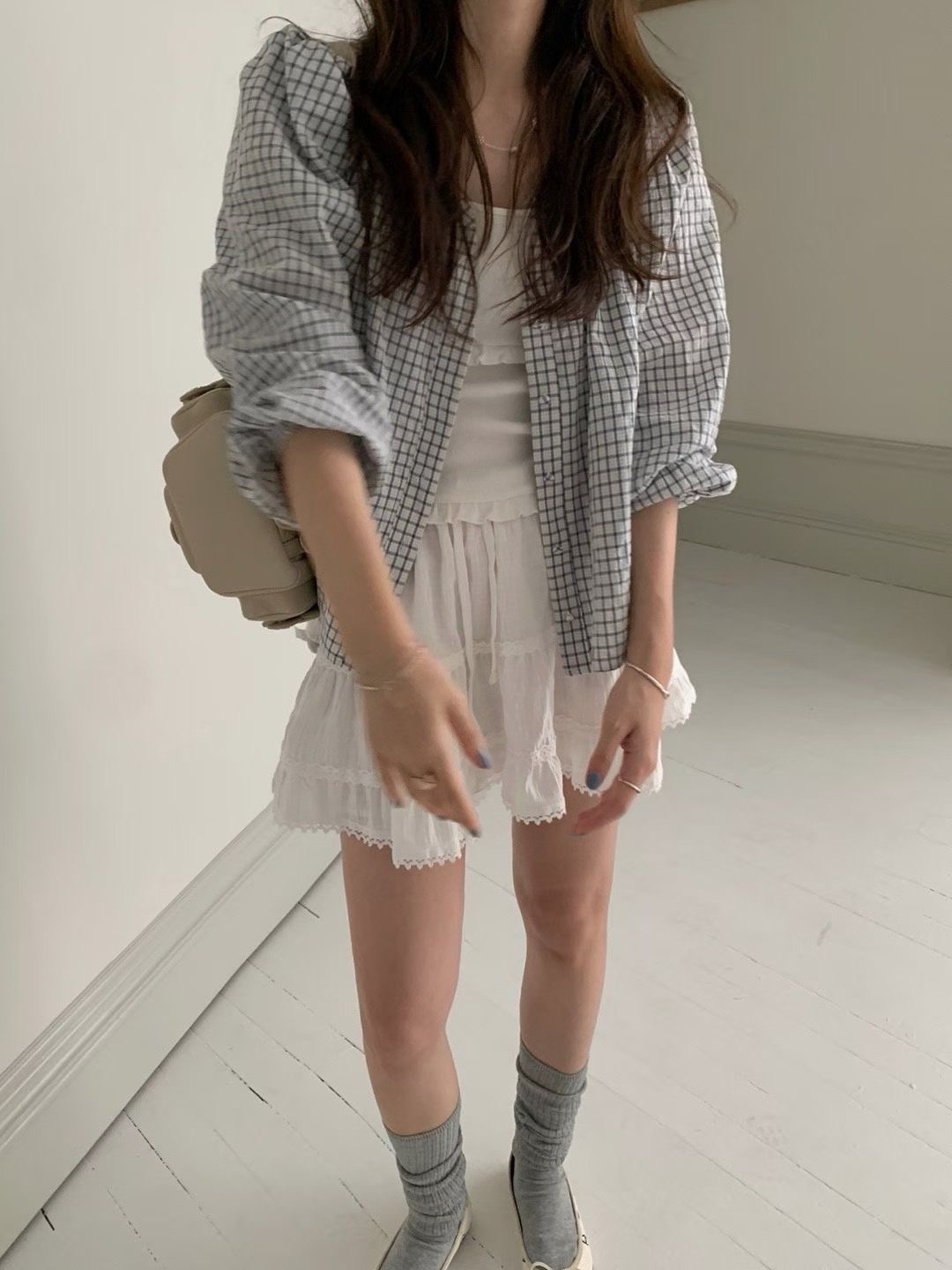 PYT-ot東大門㊣代購女士新款真品時尚職業熱賣25秋冬襯衫蕾絲衫pretty young thing襯衫/蕾絲衫