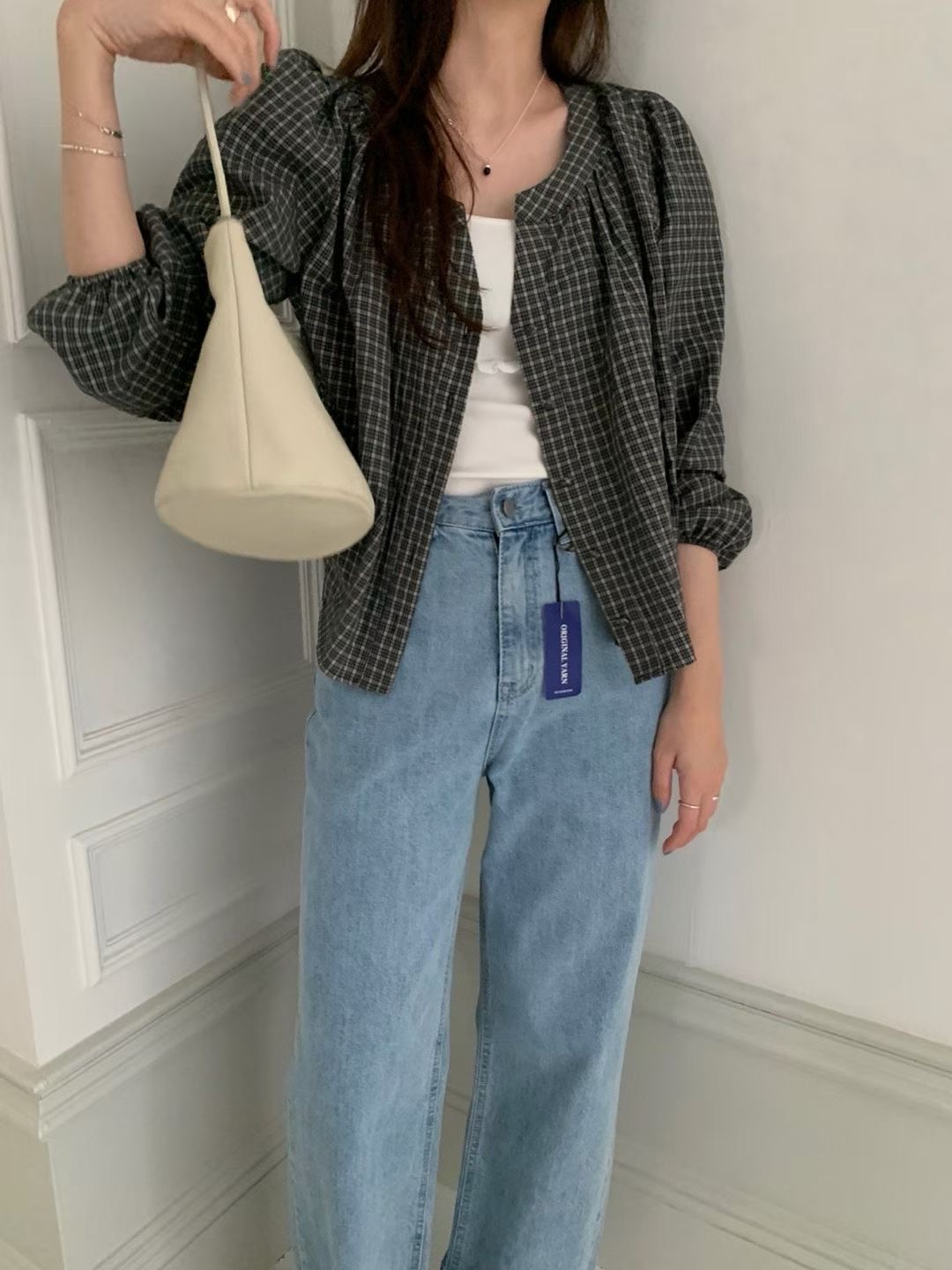 PYT-ot東大門㊣代購女士新款真品時尚職業熱賣25秋冬襯衫蕾絲衫pretty young thing襯衫/蕾絲衫圖色2