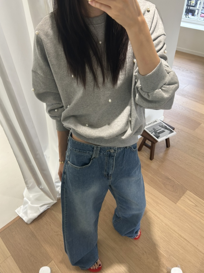 ME MO韓國代購㊣女裝新款25秋冬休閑職業時尚人氣推薦衛衣ME MO衛衣