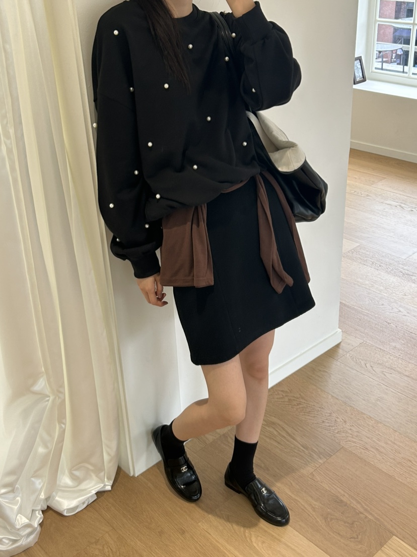 ME MO韓國代購㊣女裝新款25秋冬休閑職業時尚人氣推薦衛衣ME MO衛衣