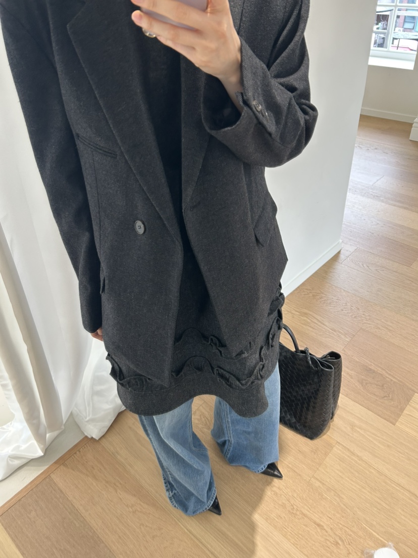 ME MO東大門㊣實拍女士新品職業真品休閑人氣25秋冬時尚夾克ME MO夾克