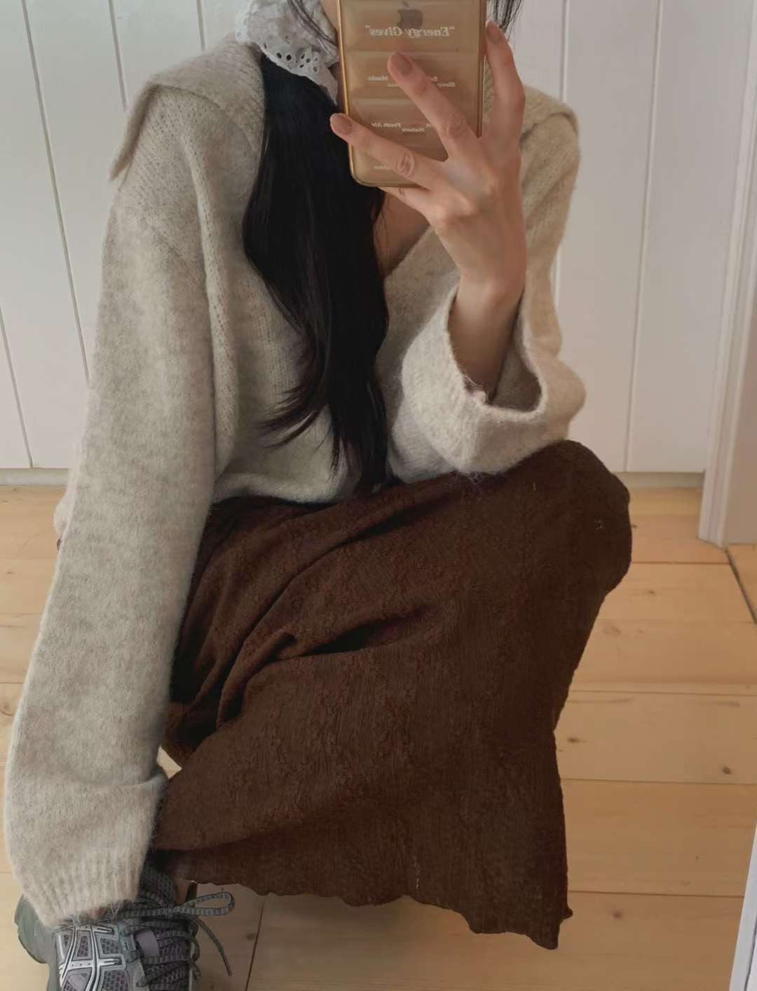 BONGBLY-봉블리東大門㊣代購女裝新品熱賣25秋冬推薦職業長裙BONGBLY長裙